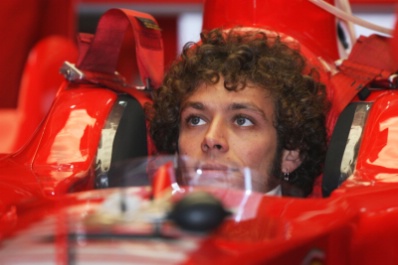 Rossi di Mobil F1 Ferrari.